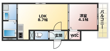グランディール錦町の間取り