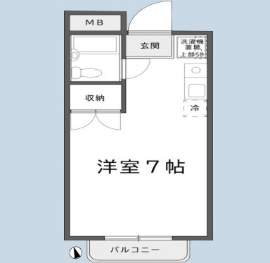 エルム高幡Ａの間取り