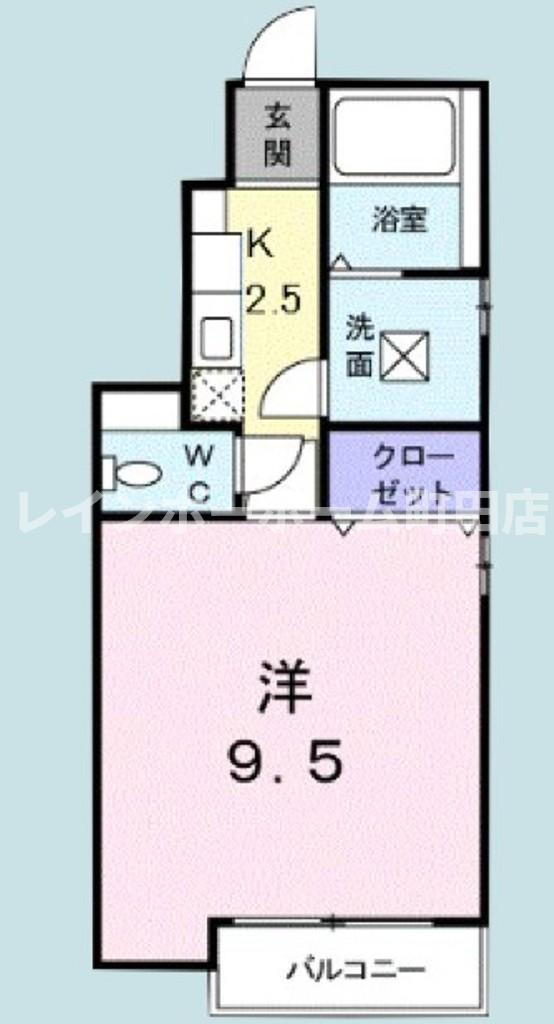 スウィート　ガーデン※初期費用分割あと払いサービス利用可能物件の間取り