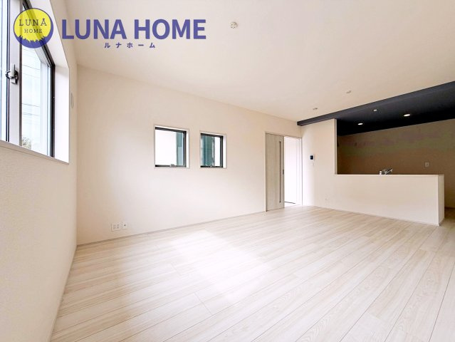 第2石岡市茨城　新築戸建　平屋の居間・リビング