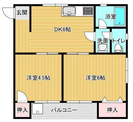 Hayashiビル【キャッシュバック対象物件】の間取り