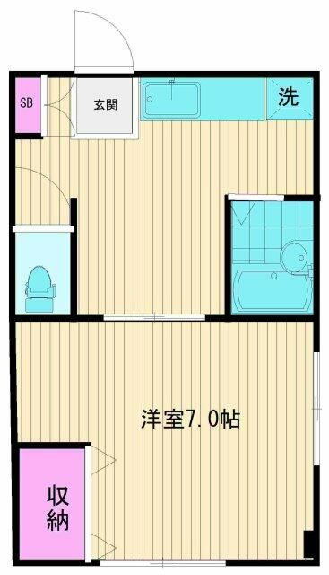 小室ビルの間取り|間取りです。