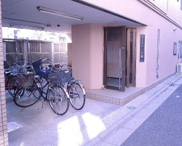 カースル三ノ輪　Ａ棟のエントランス