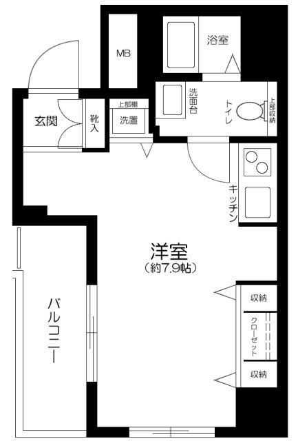 ドルチェ東京府中・弐番館の間取り