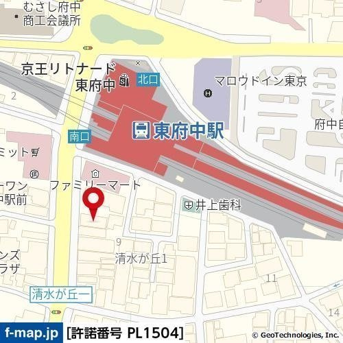 ドルチェ東京府中・弐番館の地図