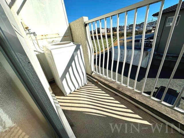 メッカ天伯のバルコニー|イメージ（同建物内別部屋の写真です）