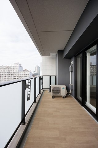 スカイグランデ津田沼のバルコニー|※写真は同タイプ住戸です。