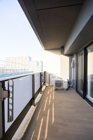 スカイグランデ津田沼のバルコニー|※写真は同タイプ住戸です。