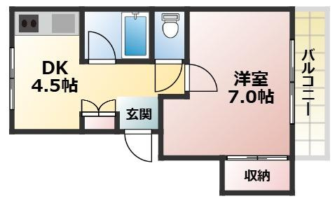 セレッソ新深江の間取り