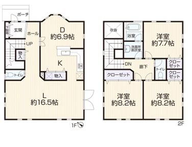 明石市大久保町西脇の間取り