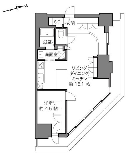 【間取り】 | 勝どきビュータワー