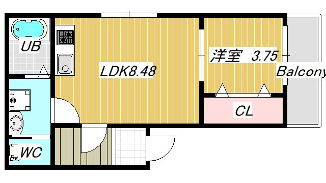 Belle terraceの間取り
