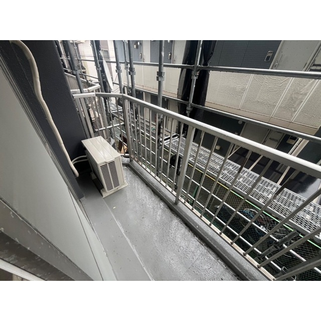 船橋セブンハイツのバルコニー