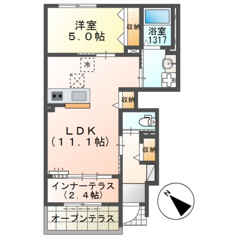 フォレストテラスの間取り