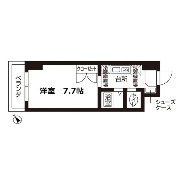 ローズウッド・ハイツ門前仲町の間取り