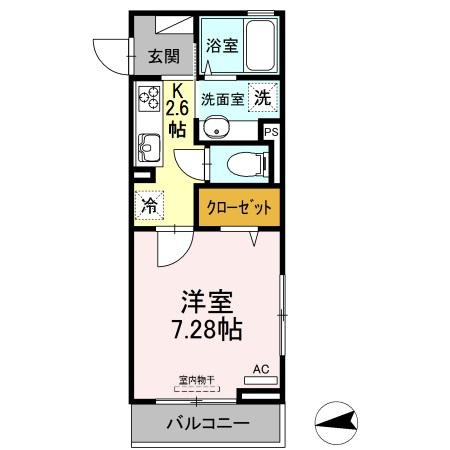 D-roomハウス秋葉原の間取り
