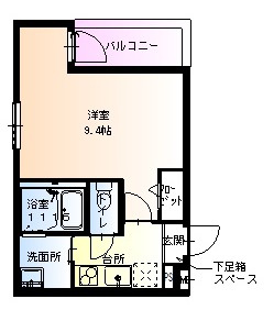 フジパレス堺鳳中Ⅵ番館の間取り