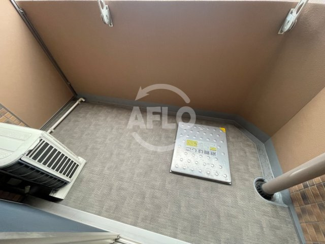 プレサンス天満橋アンジェのバルコニー|プレサンス天満橋アンジェ　バルコニー