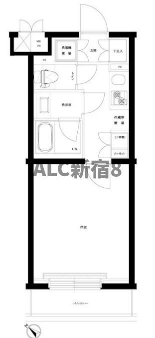  ルーブル千歳烏山の間取り