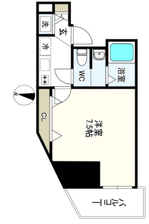 【間取り】 | エスライズ堺筋本町