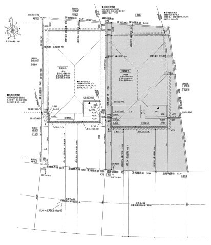 知多郡東浦町大字森岡字濁池22-46『仲介手数料無料』新築一戸建て・建売の区画図