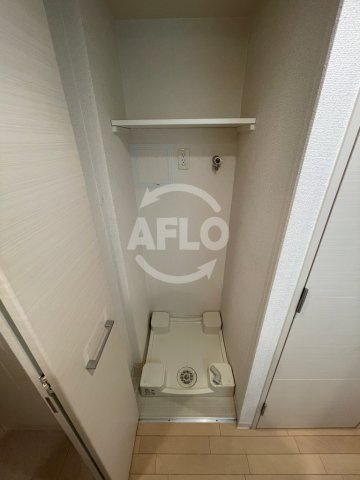 プレサンス天満橋アンジェの設備|プレサンス天満橋アンジェ　室内洗濯機置き場