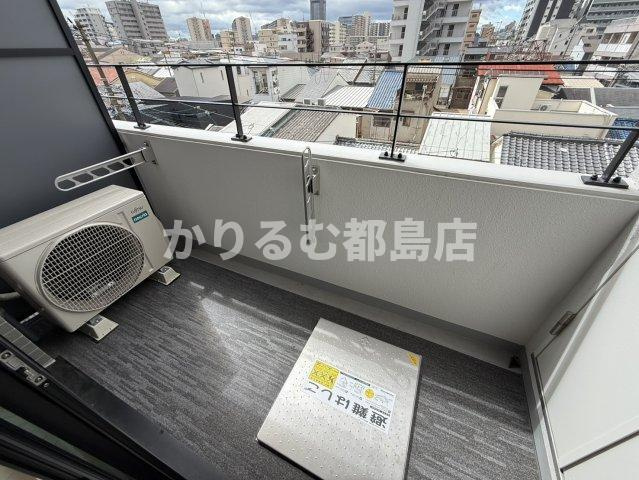 Krystal FimethⅡ番館のバルコニー