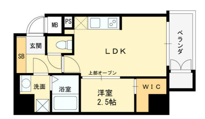Krystal FimethⅡ番館の間取り