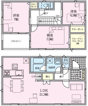 裾野市稲荷第1　全３棟　3号棟