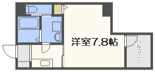 【間取り】 | プレサンス谷町キャトル