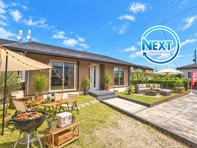 岩沼市玉浦西1丁目　平屋住宅の外観|※こちらの写真はバーチャルステージング画像となります
