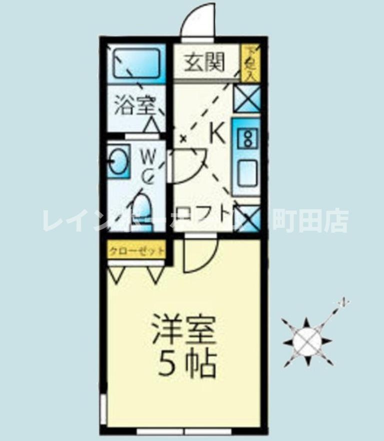アザーレ・クオン新百合ヶ丘2※初期費用分割後払いサービス利用可能物件の間取り