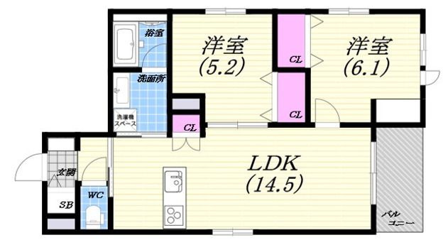 HEBEL MAISON 学文殿の間取り
