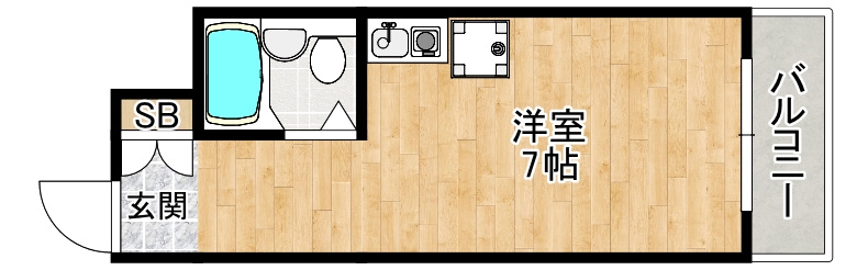 吹田市春日１丁目の店舗事務所の間取り