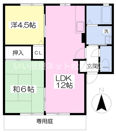 【間取り】 | レトア・アンシャンテＢ棟 