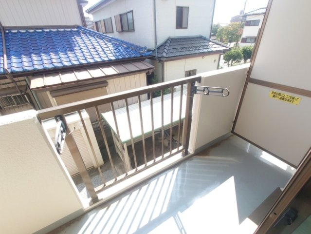 メルベーユ北原台のバルコニー