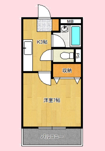 メルベーユ北原台の間取り