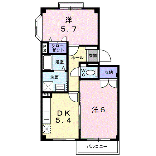 シャレール花見の間取り
