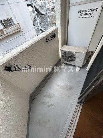 Goパレス福島のバルコニー