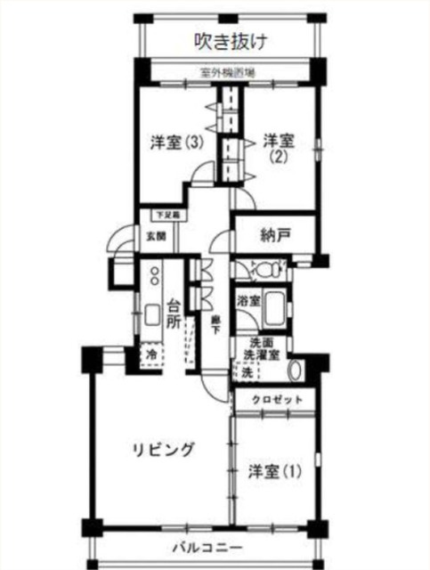 KENEDIX浦和元町A棟の間取り|間取は反転タイプです☆