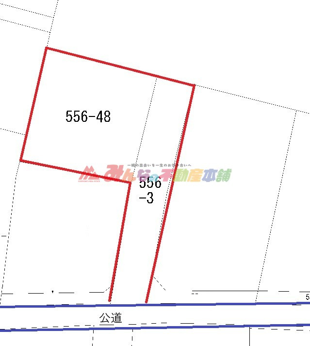 久留米市荒木町荒木の中古一戸建の区画図