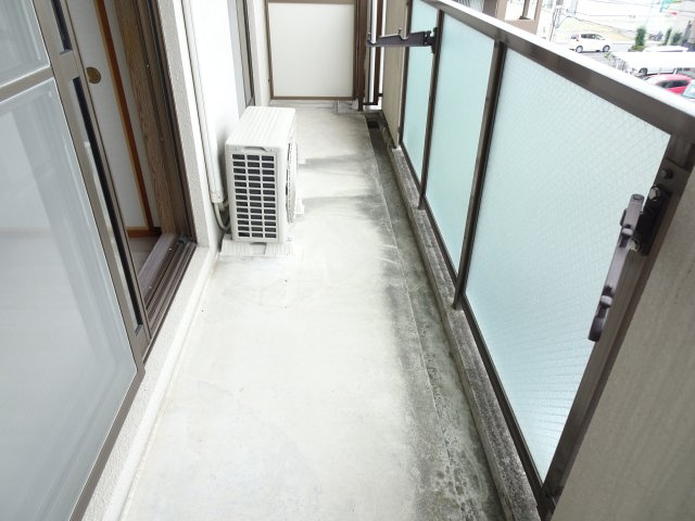 アンシュレール大井のバルコニー