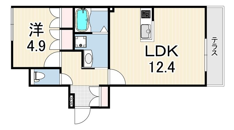 casa de olivaの間取り