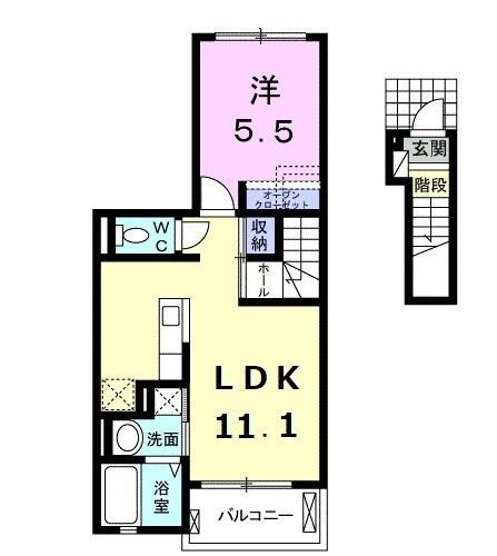 ラ・ティエラの間取り|間取りです。