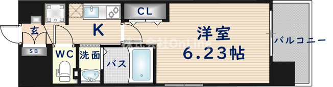 【間取り】 | Luxe布施南Ⅱ