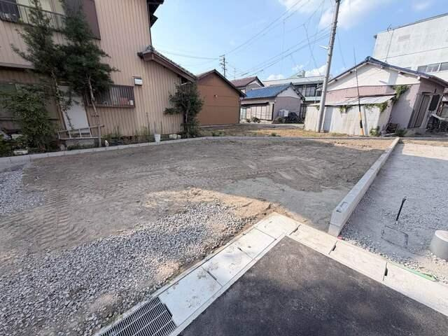 仲介手数料無料）一宮市今伊勢町本神戸０１期　２号棟の外観|２号棟　現地土地写真