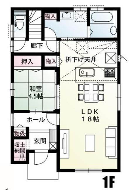 鴻巣市松原3丁目（9区画）5号棟の間取り