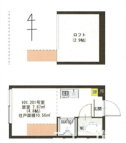 【間取り】 | イオ椎名町