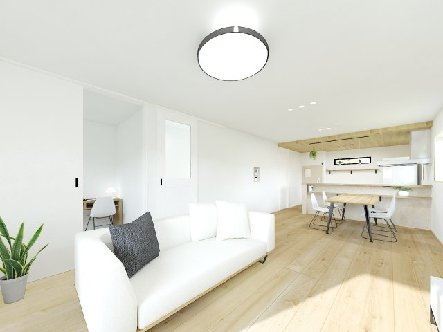 泉区上飯田町戸建ての居間・リビング
