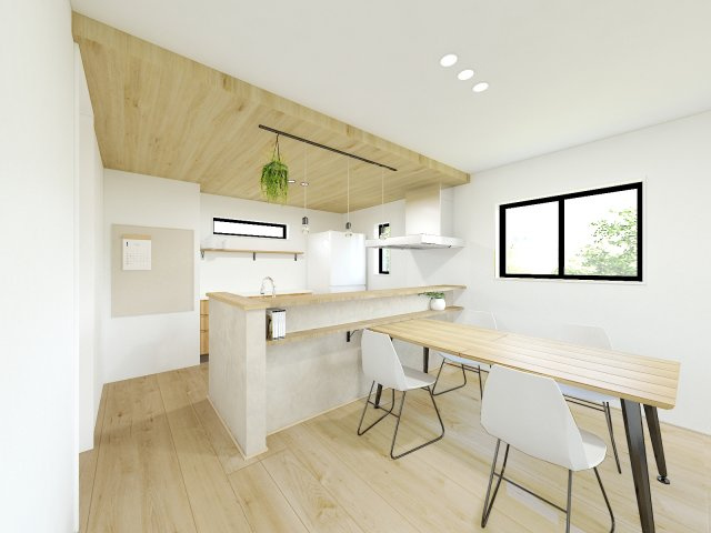 泉区上飯田町戸建てのキッチン